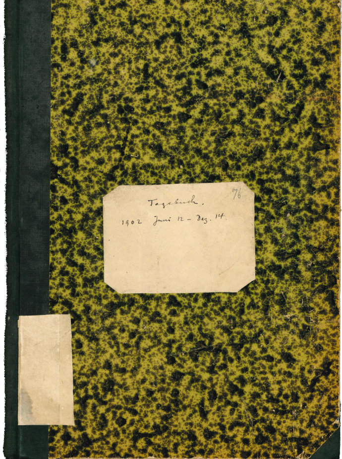 Old diary frontpage
